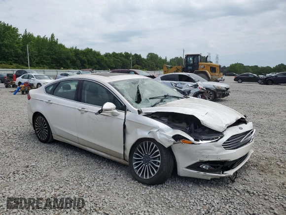 2017 Ford Fusion SE with VIN 3FA6P0H9XHR269911, listed as a Copart auction lot 58222835 with Not provided miles and Salvage title. Bid and sale history available at DreamBid. Image 4.