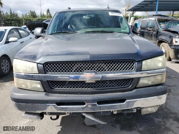 2004 Chevrolet Silverado 1500 Crew Cab LS with VIN 2GCEC13T141359277, listed as a Copart auction lot 48255445 with 183,870 mi miles and Salvage Title. Bid and sale history available at carsss.com. Image 5.