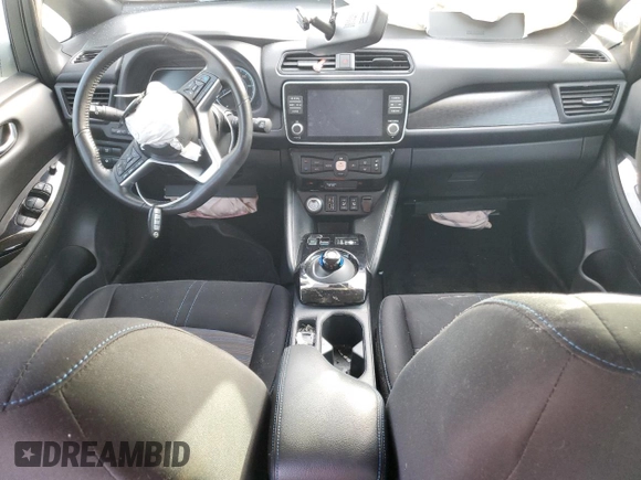 2022 Nissan LEAF SV Plus with VIN 1N4BZ1CV3NC562692, listed as a Copart auction lot 86774754 with Not Provided miles and Salvage Title. Bid and sale history available at DreamBid. Image 8.