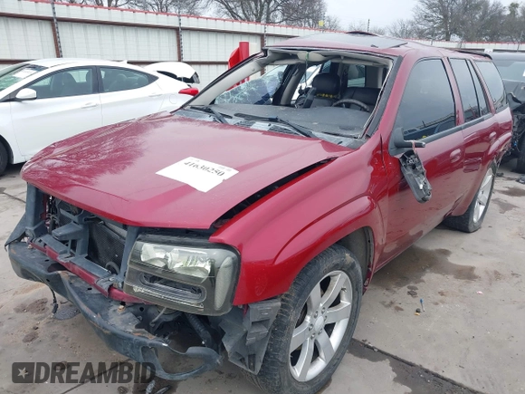 2006 Chevrolet TrailBlazer LT with VIN 1GNES13H162266610, listed as a IAAI auction lot 41630250 with 176,610 mi miles. Bid and sale history available at carsss.com. Image 2.