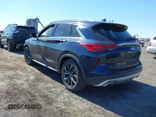 2019 Infiniti QX50 Essential with VIN 3PCAJ5M3XKF100419, listed as a IAAI auction lot 42105217 with 66,474 mi miles and . Bid and sale history available at DreamBid. Image 3.