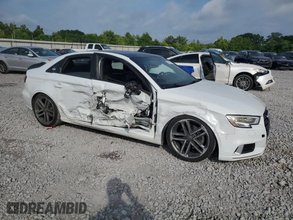 2017 Audi A3 Premium with VIN WAUAUGFFXH1026184, listed as a Copart auction lot 56656595 with 102,126 mi miles and Salvage title. Bid and sale history available at DreamBid. Image 4.