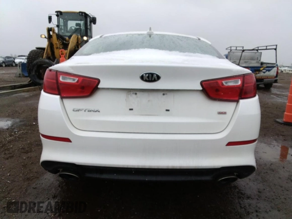 2015 Kia Optima LX with VIN KNAGM4A77F5659420, listed as a Copart auction lot 53915915 with 120,069 mi miles and Clean Title. Bid and sale history available at carsss.com. Image 6.