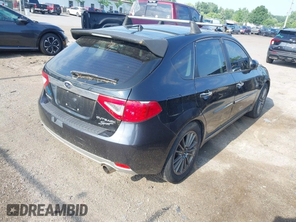 2009 Subaru Impreza Outback Special Sports with VIN JF1GH63659G815153, listed as a IAAI auction lot 42643028 with 233,244 mi miles and . Bid and sale history available at DreamBid. Image 4.