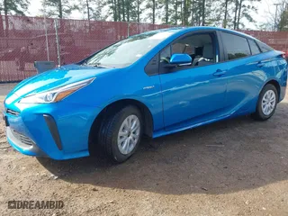 2022 Toyota Prius L Eco with VIN JTDKAMFU2N3187755, listed as a IAAI auction lot 41717916 with 51,015 mi miles. Bid and sale history available at carsss.com. Image 17.