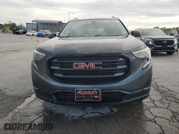 2019 GMC Terrain SLE with VIN 3GKALMEV8KL244030, listed as a Copart auction lot 53660025 with 142,220 mi miles and Salvage title. Bid and sale history available at DreamBid. Image 5.