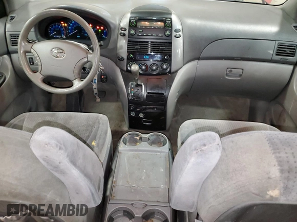 2006 Toyota Sienna CE with VIN 5TDZA23C66S461893, listed as a Copart auction lot 53066325 with 183,315 mi miles and Salvage Title. Bid and sale history available at carsss.com. Image 8.