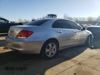 2005 Acura RL with VIN JH4KB16555C001760, listed as a Copart auction lot 42509665 with 0 mi miles and Salvage Title. Bid and sale history available at carsss.com. Image 3.