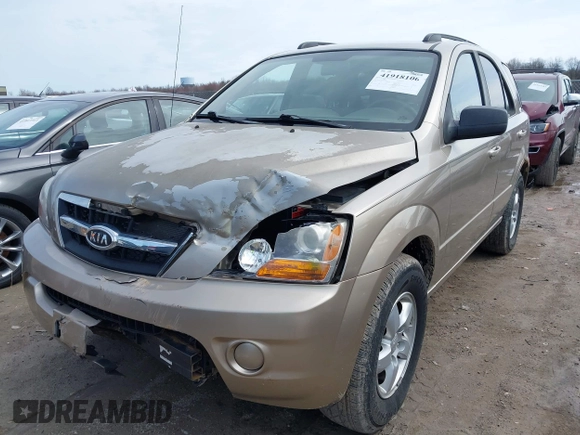 2009 Kia Sorento LX with VIN KNDJC735X95873640, listed as a IAAI auction lot 41918106 with 120,179 mi miles. Bid and sale history available at carsss.com. Image 17.