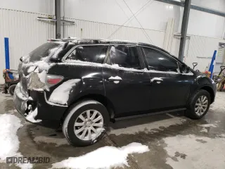 2011 Mazda CX-7 i SV with VIN JM3ER2A59B0380645, listed as a Copart auction lot 45112205 with 187,332 mi miles and Salvage Title. Bid and sale history available at carsss.com. Image 3.