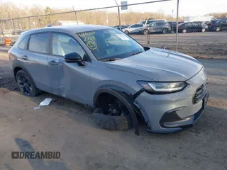 2024 Honda HR-V Sport with VIN 3CZRZ2H56RM737748, listed as a IAAI auction lot 41690108 with 12,342 mi miles. Bid and sale history available at carsss.com. Image 1.