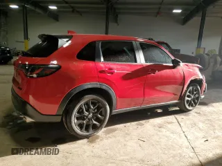 2024 Honda HR-V Sport with VIN 3CZRZ2H56RM776758, listed as a Copart auction lot 48358795 with 9,675 mi miles and Salvage Title. Bid and sale history available at carsss.com. Image 3.