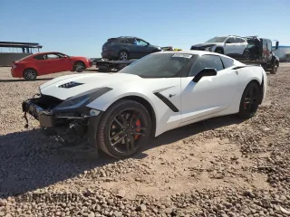 2016 Chevrolet Corvette Z51 2LT with VIN 1G1YK2D7XG5119731, listed as a Copart auction lot 81577684 with 15,411 mi miles and Salvage Title. Bid and sale history available at carsss.com. Image 1.
