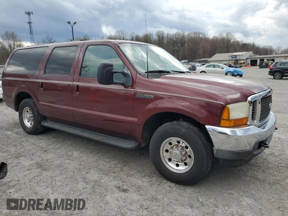 2001 Ford Excursion Special Serv z VIN 1FMNU40L91EB52063, wystawiony jako Copart lot #50835925 z przebiegiem 264 567 mil mil oraz Czysty tytuł • Clean title. Historia ofert i sprzedaży dostępna na DreamBid. Obrazek 4.