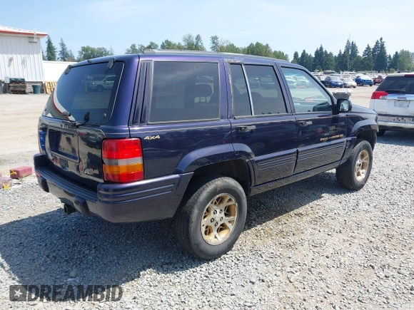 1997 Jeep Grand Cherokee Limited с VIN 1J4GZ78YXVC549289, выставлен на аукционе IAAI как лот 42474073 с пробегом 265 188 миль миль и . История ставок и продаж доступна на DreamBid. Изображение 4.