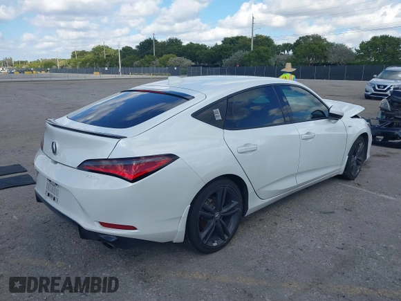 2023 Acura Integra w/A-Spec Package with VIN 19UDE4H31PA025536, listed as a IAAI auction lot 41527191 with 36,448 mi miles and . Bid and sale history available at DreamBid. Image 4.