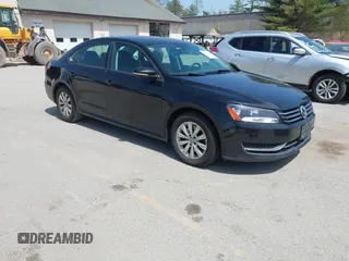 2012 Volkswagen Passat S with VIN 1VWAP7A39CC025836, listed as a IAAI auction lot 42148349 with 215,546 mi miles and . Bid and sale history available at DreamBid. Image 1.