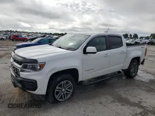 2021 Chevrolet Colorado 4WD Work Truck with VIN 1GCGTBEN3M1192567, listed as a Copart auction lot 57481285 with 63,885 mi miles and Salvage title. Bid and sale history available at DreamBid. Image 1.