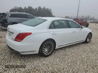 2017 Genesis G90 5.0L Ultimate with VIN KMHG54JH5HU029912, listed as a Copart auction lot 42926325 with 108,651 mi miles and Salvage Title. Bid and sale history available at carsss.com. Image 3.