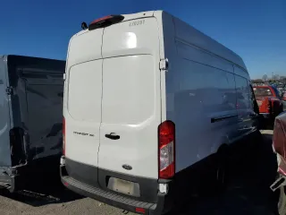 2021 Ford Transit Cargo with VIN 1FTBW3X80MKA65719, listed as a Copart auction lot 46343285 with 85,486 mi miles and Salvage Title. Bid and sale history available at carsss.com. Image 3.