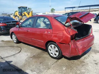2009 Kia Spectra EX with VIN KNAFE221495646233, listed as a Copart auction lot 69638784 with 168,178 mi miles and Salvage Title. Bid and sale history available at carsss.com. Image 2.