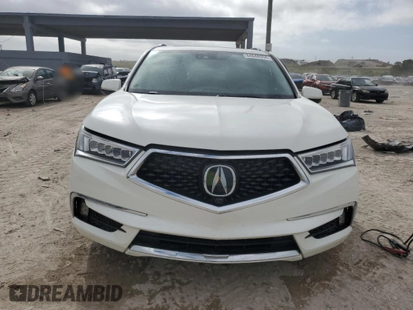 2019 Acura MDX Sport Hybrid w/Advance Pkg with VIN 5J8YD7H71KL000531, listed as a Copart auction lot 84648554 with 0 mi miles and Salvage Title. Bid and sale history available at carsss.com. Image 5.