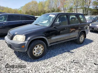 2001 Honda CR-V LX z VIN JHLRD18461C016389, wystawiony jako Copart lot #55102355 z przebiegiem 145 025 mil mil oraz Czysty tytuł • Clean title. Historia ofert i sprzedaży dostępna na DreamBid. Obrazek 1.
