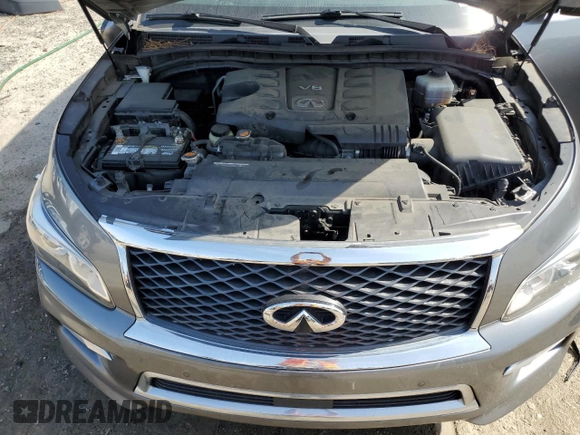2017 Infiniti QX80 with VIN JN8AZ2NE1H9154321, listed as a Copart auction lot 54589335 with Not provided miles and Clean title. Bid and sale history available at DreamBid. Image 12.