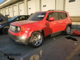 2018 Jeep Renegade Latitude with VIN ZACCJABB8JPG67201, listed as a Copart auction lot 48498875 with 0 mi miles and Salvage Title. Bid and sale history available at carsss.com. Image 1.