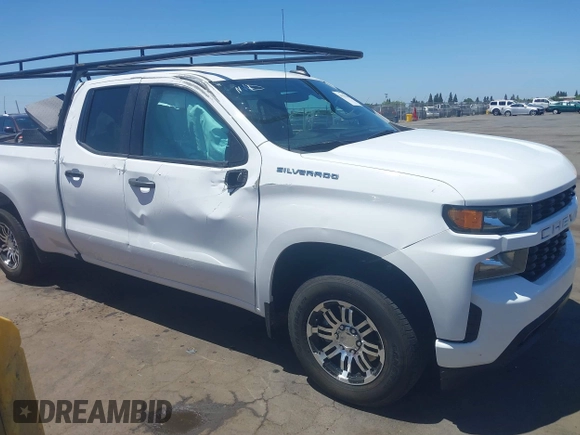 2021 Chevrolet Silverado 1500 Work Truck with VIN 1GCRWAEF9MZ122334, listed as a IAAI auction lot 39596264 with 27,876 mi miles and . Bid and sale history available at DreamBid. Image 1.
