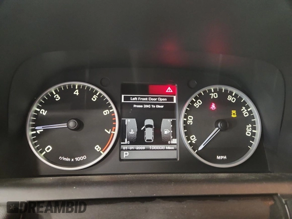 2010 Land Rover Range Rover Sport HSE Lux with VIN SALSK2D41AA250220, listed as a Copart auction lot 65560605 with 106,608 mi miles and Salvage title. Bid and sale history available at DreamBid. Image 9.