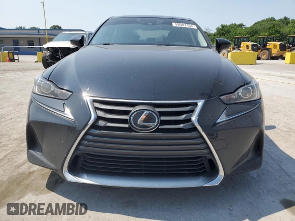 2019 Lexus IS 300 with VIN JTHBA1D2XK5089832, listed as a Copart auction lot 59047405 with 5,533 mi miles and Salvage title. Bid and sale history available at DreamBid. Image 5.