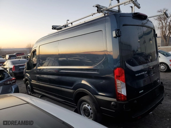 2019 Ford Transit Van with VIN 1FTBW2CG7KKA96096, listed as a Copart auction lot 83043294 with 0 mi miles and Salvage Title. Bid and sale history available at carsss.com. Image 2.