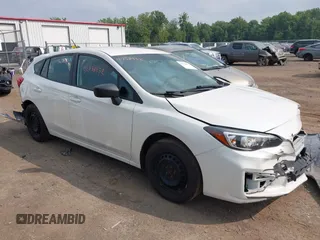2017 Subaru Impreza with VIN 4S3GTAA68H3734765, listed as a IAAI auction lot 42738932 with 76,795 mi miles and . Bid and sale history available at DreamBid. Image 1.