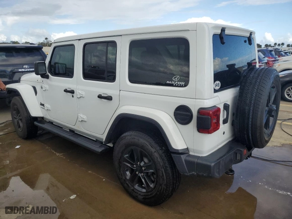 2019 Jeep Wrangler Unlimited Sahara Altitude with VIN 1C4HJXEGXKW648069, listed as a Copart auction lot 73972354 with 55,743 mi miles and Non Repairable. Bid and sale history available at carsss.com. Image 2.