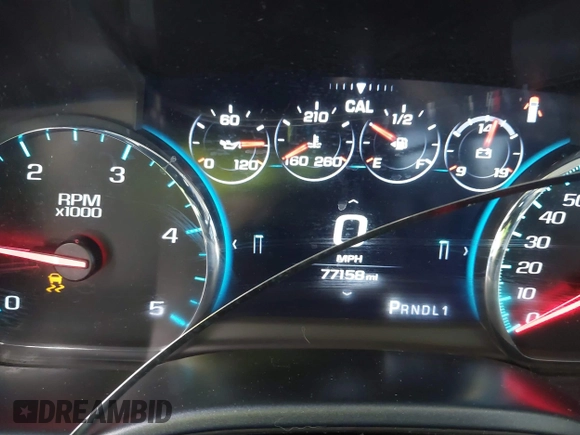 2019 GMC Sierra 2500HD Denali with VIN 1GT12SEYXKF224711, listed as a IAAI auction lot 41407508 with 77,158 mi miles. Bid and sale history available at carsss.com. Image 15.