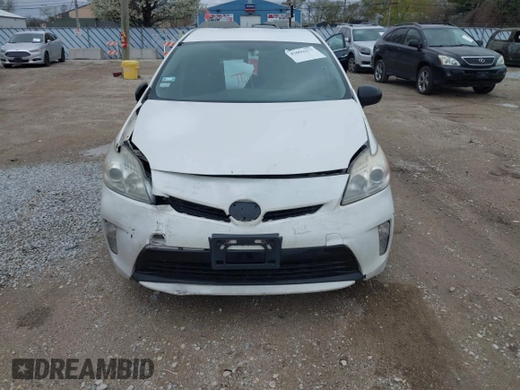 2012 Toyota Prius One with VIN JTDKN3DU4C5462870, listed as a IAAI auction lot 42091577 with 370,495 mi miles. Bid and sale history available at carsss.com. Image 13.
