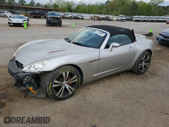 2008 Saturn Sky with VIN 1G8MC35B28Y118076, listed as a Copart auction lot 51433805 with 75,537 mi miles and Salvage Title. Bid and sale history available at carsss.com. Image 1.