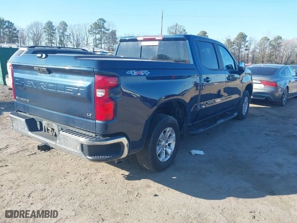 2020 Chevrolet Silverado 1500 LT with VIN 1GCPYDEK9LZ285385, listed as a IAAI auction lot 41677112 with NaN miles. Bid and sale history available at carsss.com. Image 4.