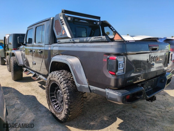 2021 Jeep Gladiator Texas Trail with VIN 1C6JJTAM6ML508229, listed as a Copart auction lot 74991134 with 0 mi miles and Non Repairable. Bid and sale history available at carsss.com. Image 2.