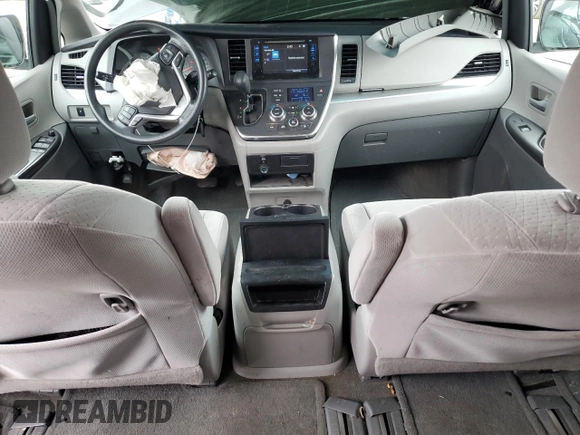 2015 Toyota Sienna LE AAS with VIN 5TDKK3DC5FS550597, listed as a Copart auction lot 51458215 with 74,090 mi miles and Salvage Title. Bid and sale history available at DreamBid. Image 8.