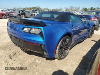 2016 Chevrolet Corvette Z06 3LZ with VIN 1G1YU3D65G5600476, listed as a Copart auction lot 74368294 with 0 mi miles and Salvage Title. Bid and sale history available at carsss.com. Image 3.
