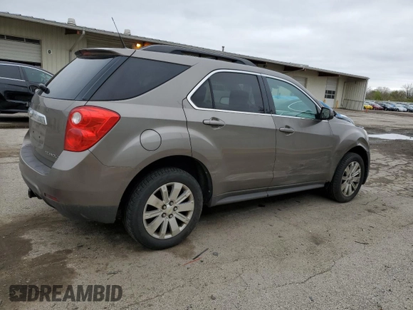 2010 Chevrolet Equinox 2LT with VIN 2CNALPEW0A6286924, listed as a Copart auction lot 53745125 with Not Provided miles and Salvage Title. Bid and sale history available at DreamBid. Image 3.
