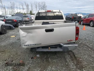 2008 GMC Canyon SLE2 with VIN 1GTDT13E688136989, listed as a Copart auction lot 83869354 with 154,807 mi miles and Salvage Title. Bid and sale history available at carsss.com. Image 6.