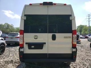 2023 Ram ProMaster Cargo with VIN 3C6LRVDG8PE565077, listed as a Copart auction lot 55407095 with 5,596 mi miles and Salvage Title. Bid and sale history available at carsss.com. Image 6.