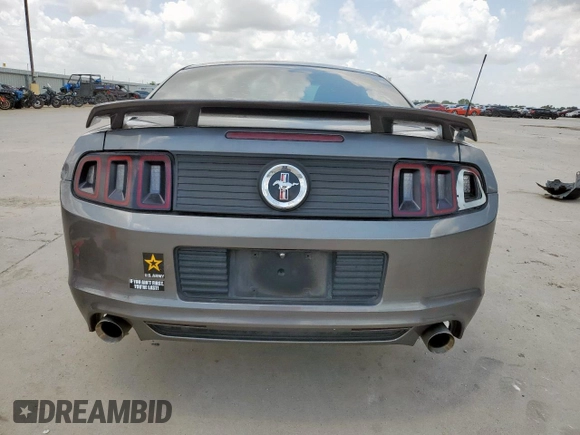 2014 Ford Mustang V6 with VIN 1ZVBP8AM3E5224293, listed as a Copart auction lot 61583305 with Not provided miles and Salvage title. Bid and sale history available at DreamBid. Image 6.