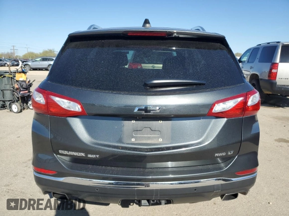2019 Chevrolet Equinox LT with VIN 3GNAXVEX2KL125534, listed as a Copart auction lot 53120955 with 75,345 mi miles and Salvage Title. Bid and sale history available at carsss.com. Image 6.