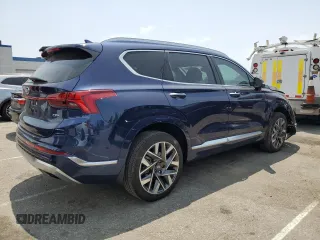 2023 Hyundai Santa Fe Calligraphy with VIN 5NMS5DALXPH508982, listed as a Copart auction lot 59233405 with 25,193 mi miles and Salvage title. Bid and sale history available at DreamBid. Image 3.