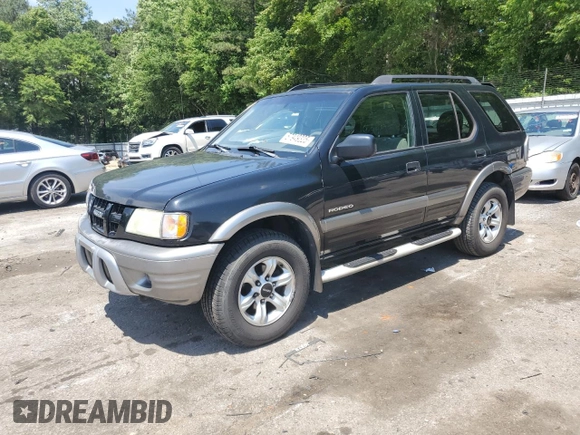 2003 Isuzu Rodeo z VIN 4S2CK58W734311374, wystawiony jako Copart lot #57949325 z przebiegiem 247 580 mil mil oraz Tytuł czysty. Historia ofert i sprzedaży dostępna na DreamBid. Obrazek 1.