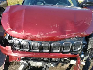 2022 Jeep Compass (RED) Edition with VIN 3C4NJDCB8NT180877, listed as a Copart auction lot 79696784 with 26,762 mi miles and Non repairable. Bid and sale history available at DreamBid. Image 12.